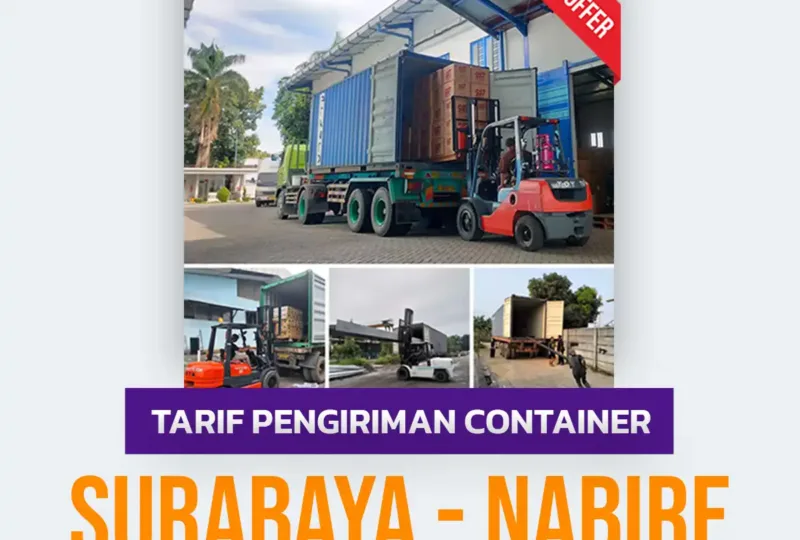 Tarif Pengiriman Container Surabaya Nabire
