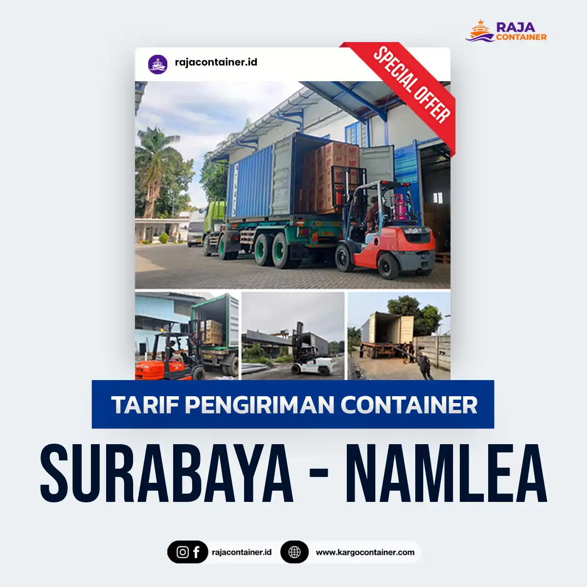 Tarif Pengiriman Container Surabaya Namlea
