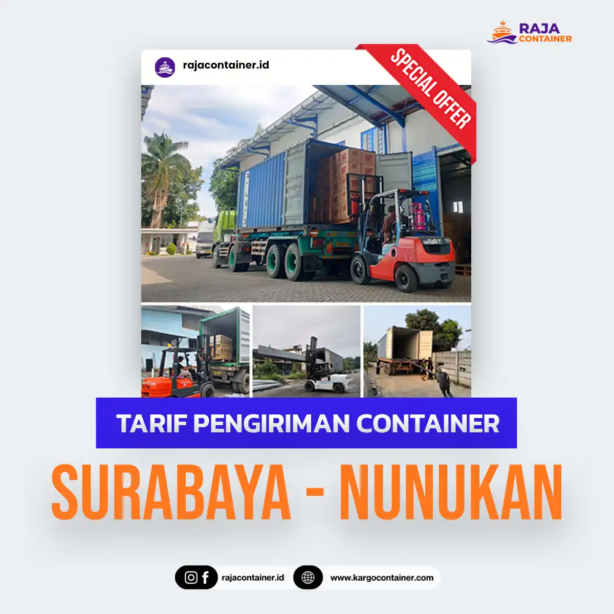 Tarif Pengiriman Container Surabaya Nunukan