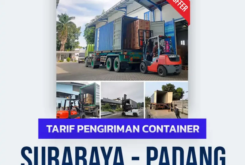 Tarif Pengiriman Container Surabaya Padang