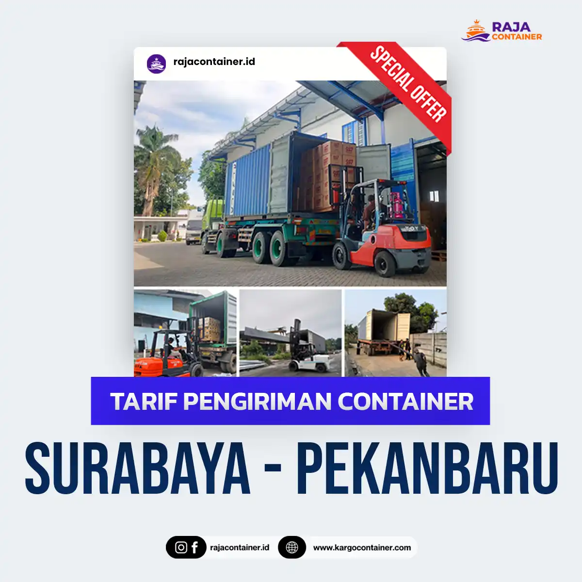 Tarif Pengiriman Container Surabaya Pekanbaru