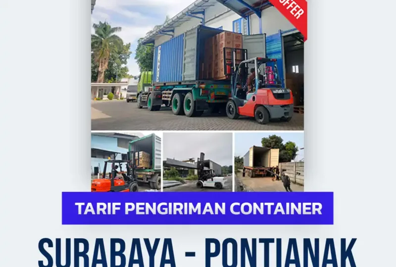 Tarif Pengiriman Container Surabaya Pontianak