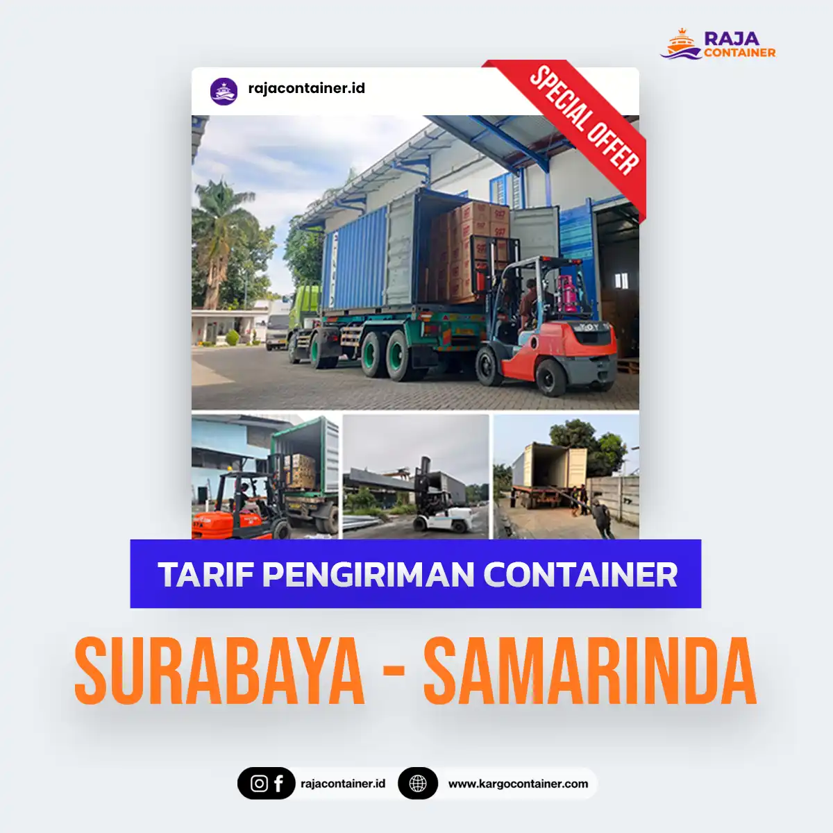 Tarif Pengiriman Container Surabaya Samarinda