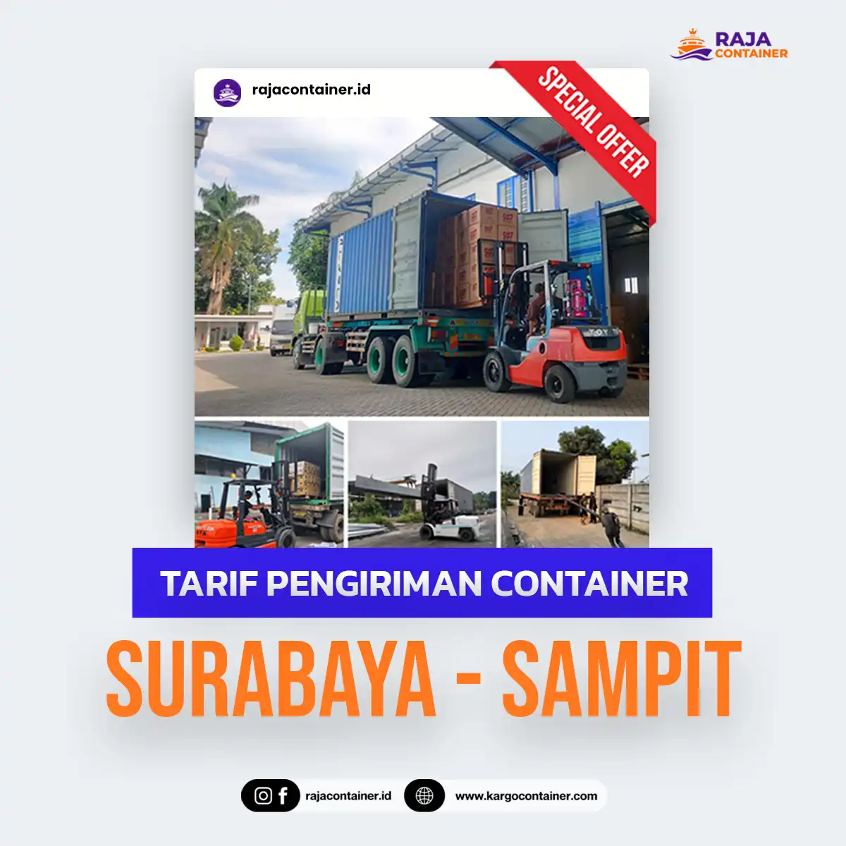 Tarif Pengiriman Container Surabaya Sampit