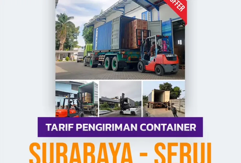 Tarif Pengiriman Container Surabaya Serui
