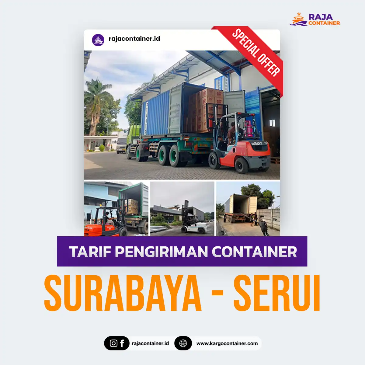 Tarif Pengiriman Container Surabaya Serui