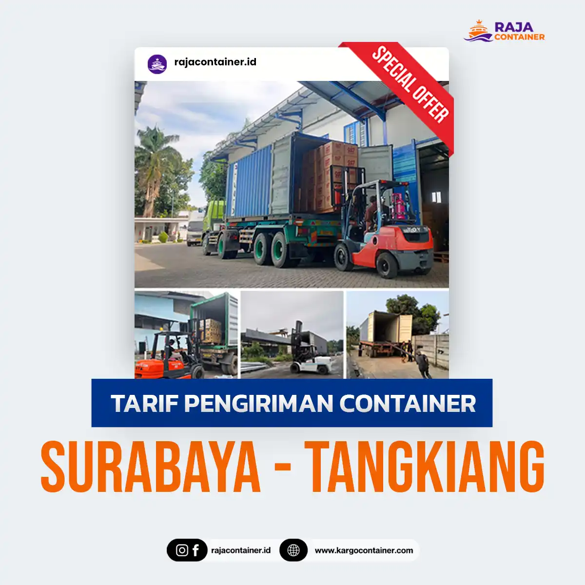 Tarif Pengiriman Container Surabaya Tangkiang