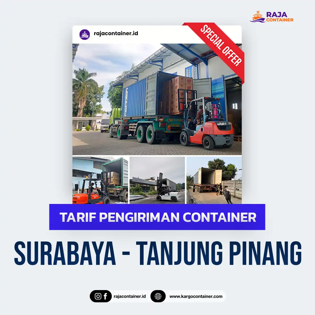 Tarif Pengiriman Container Surabaya Tanjung Pinang