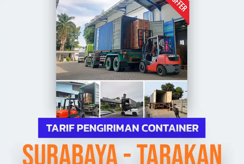 Tarif Pengiriman Container Surabaya Tarakan