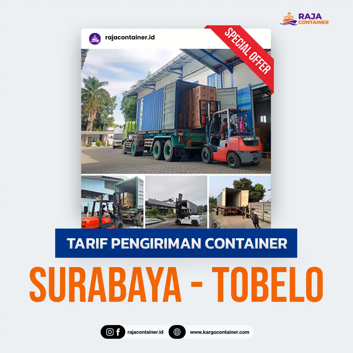 Tarif Pengiriman Container Surabaya Tobelo