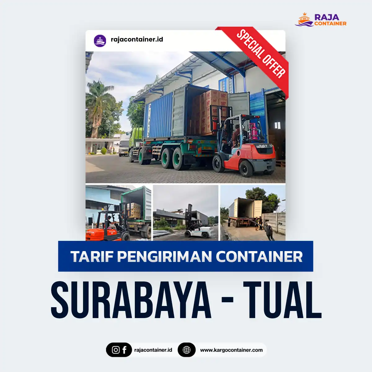 Tarif Pengiriman Container Surabaya Tual