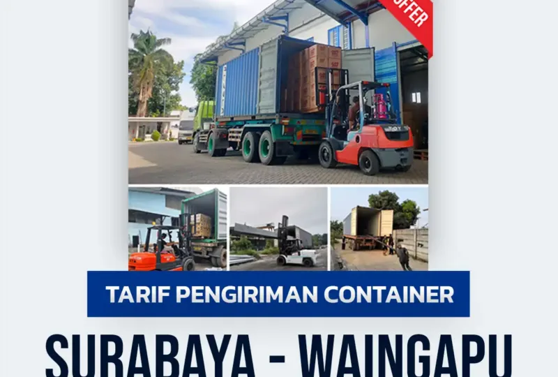 Tarif Pengiriman Container Surabaya Waingapu