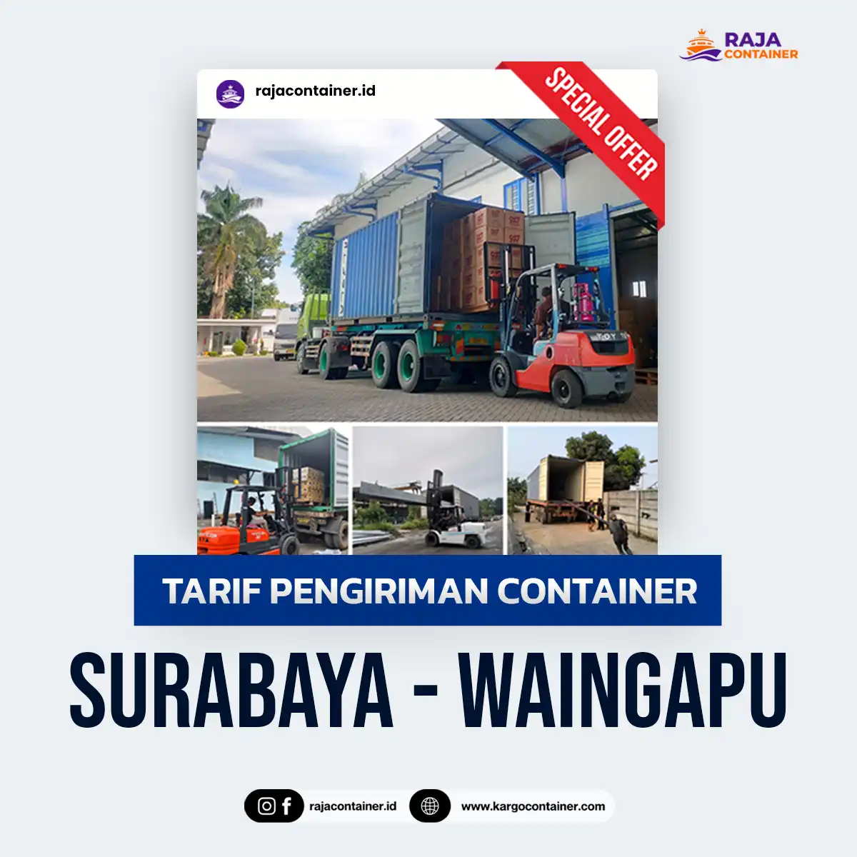 Tarif Pengiriman Container Surabaya Waingapu