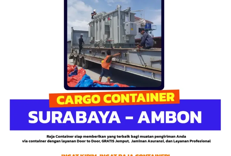 Cargo Container Surabaya Ambon