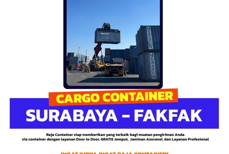 Cargo Container Surabaya Fakfak