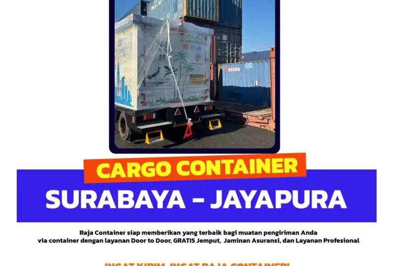 Cargo Container Surabaya Jayapura