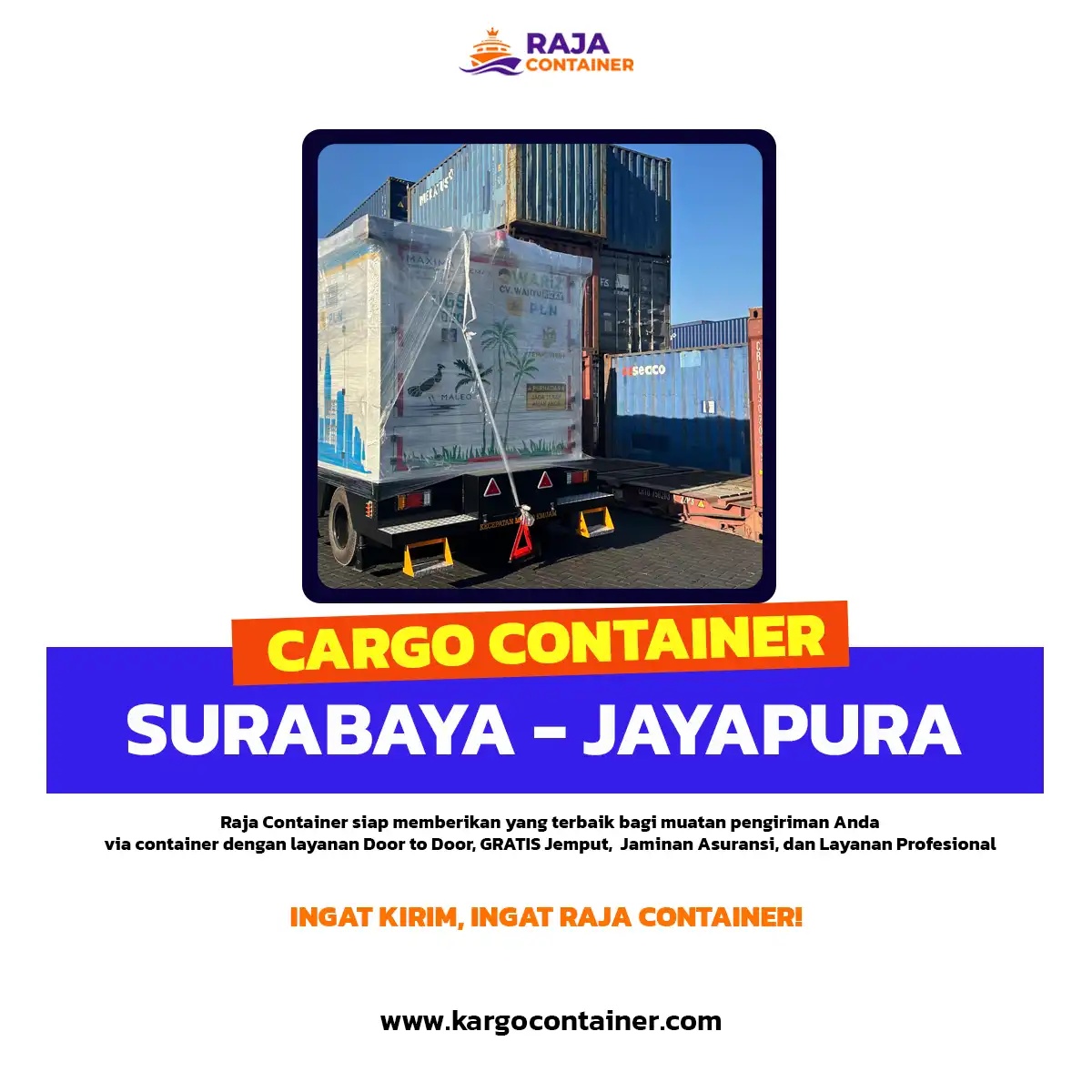 Cargo Container Surabaya Jayapura