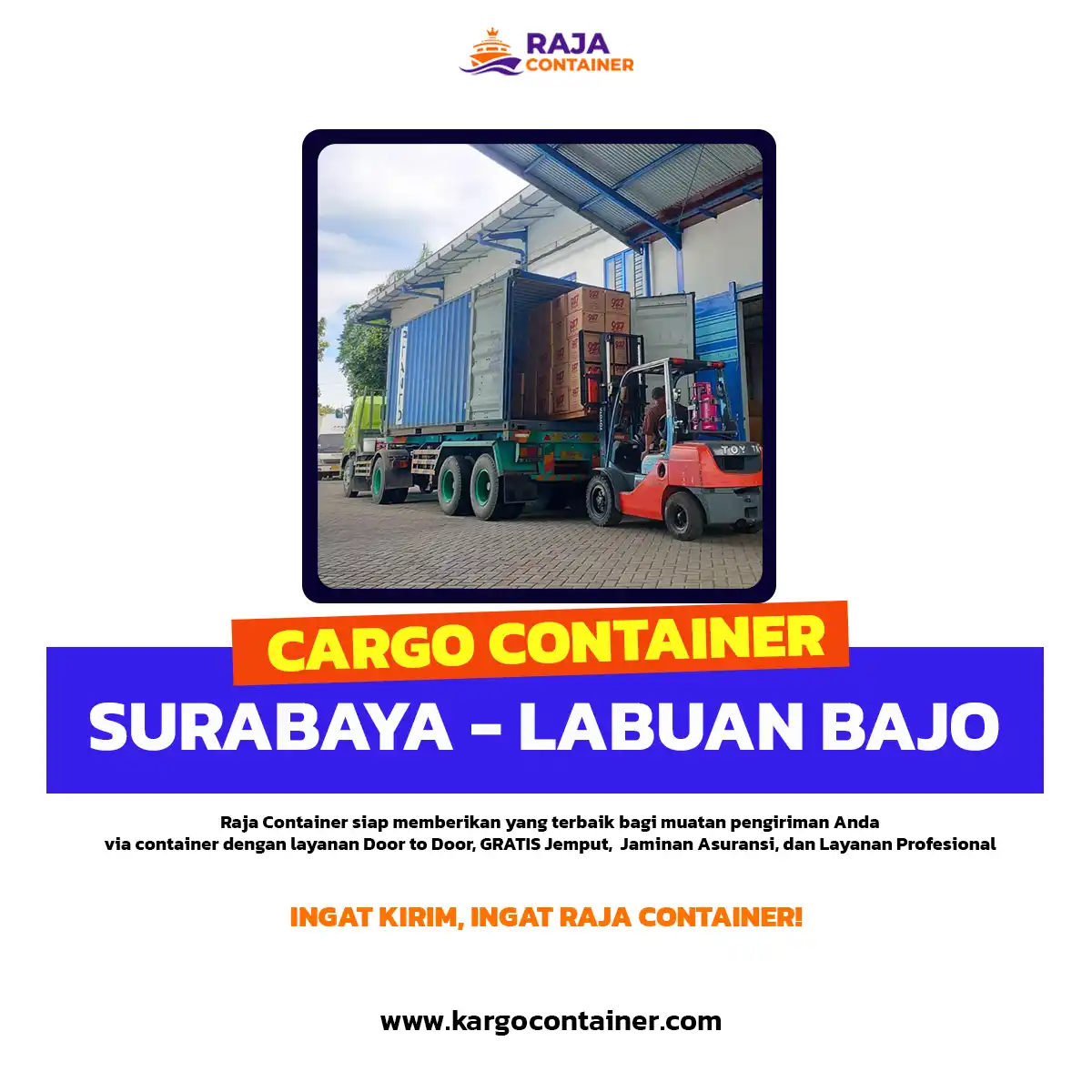 Cargo Container Surabaya Labuan Bajo