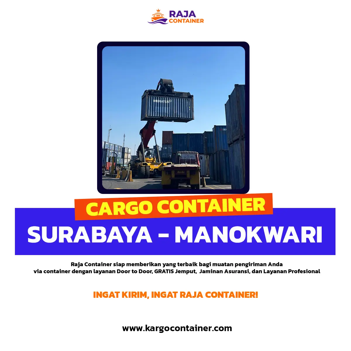 Cargo Container Surabaya Manokwari