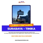 Cargo Container Surabaya Timika