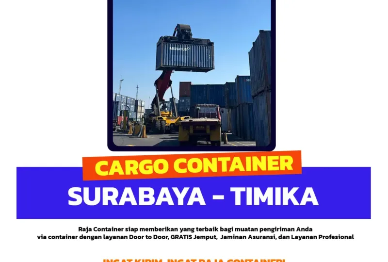 Cargo Container Surabaya Timika