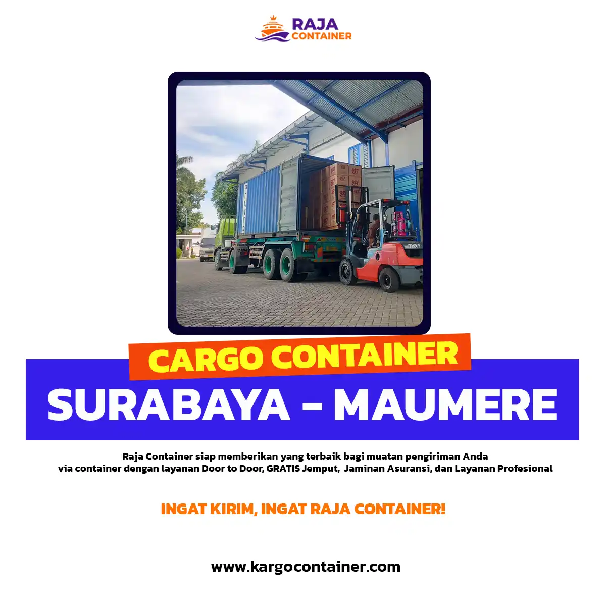 Cargo Container Surabaya Maumere
