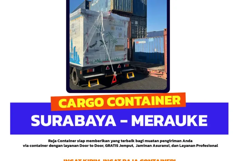 Cargo Container Surabaya Merauke