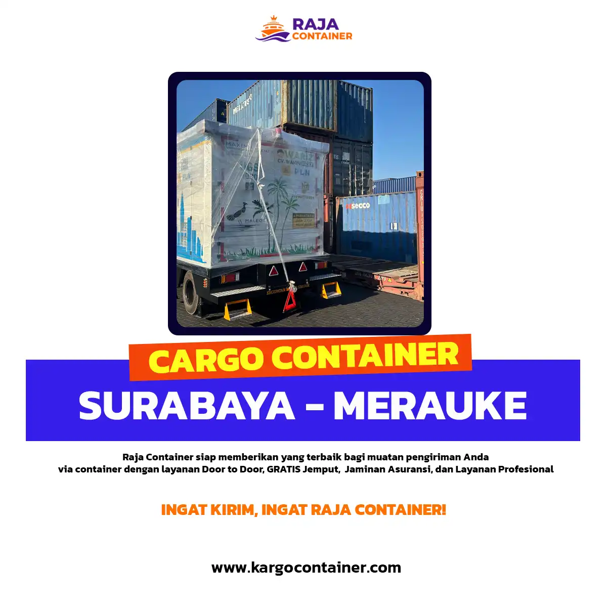 Cargo Container Surabaya Merauke