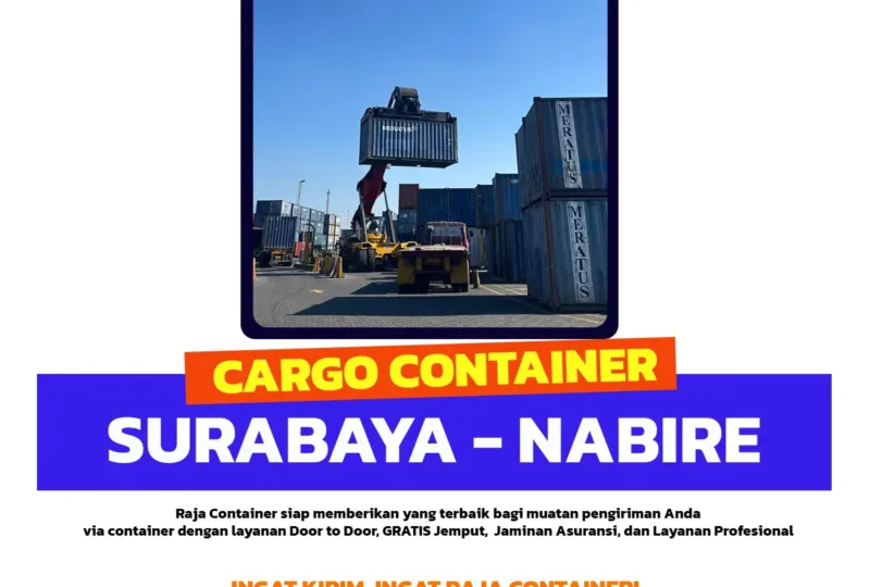 Cargo Container Surabaya Nabire