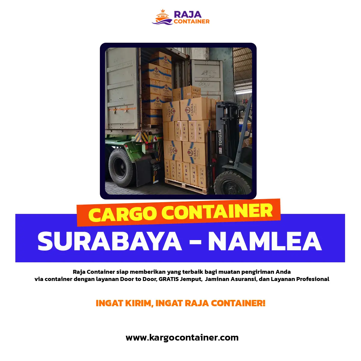 Cargo Container Surabaya Namlea