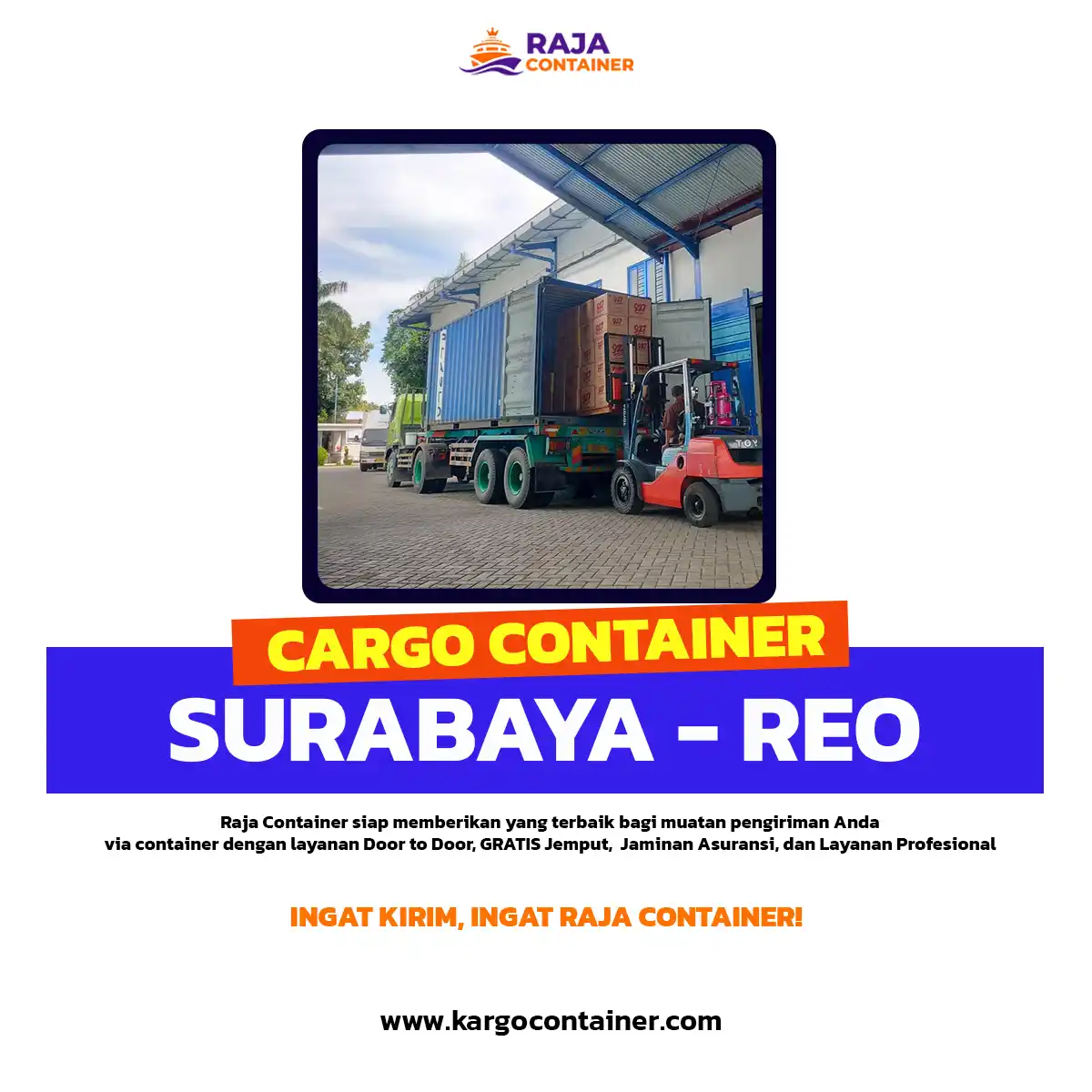 Cargo Container Surabaya Reo
