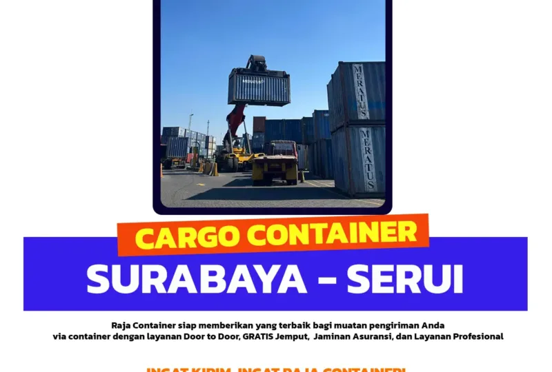 Cargo Container Surabaya Serui