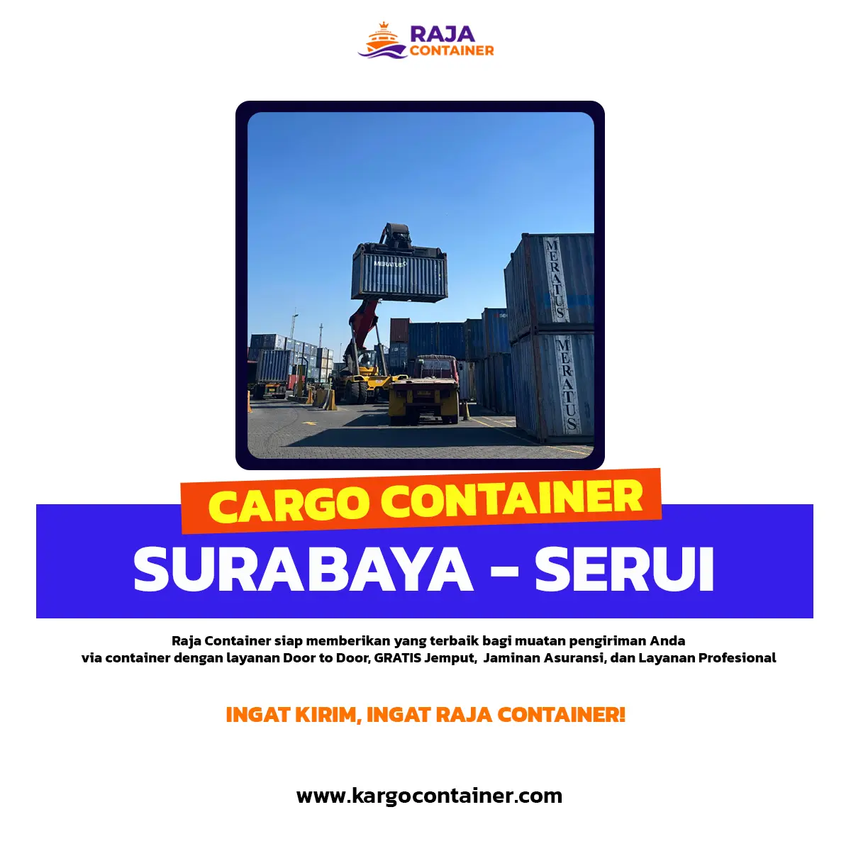 Cargo Container Surabaya Serui