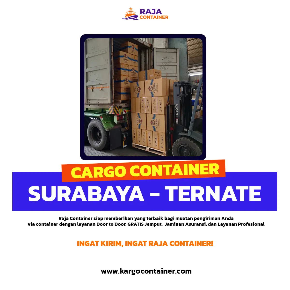 Cargo Container Surabaya Ternate