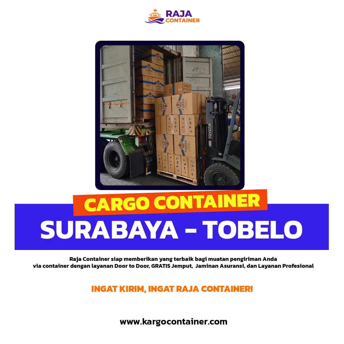 Cargo Container Surabaya Tobelo