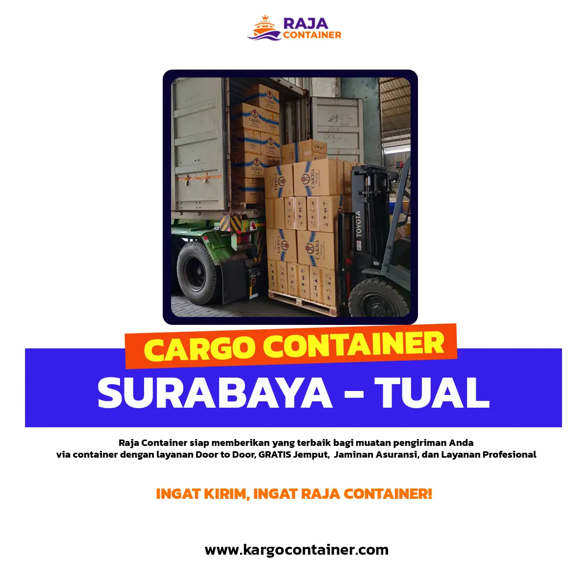 Cargo Container Surabaya Tual