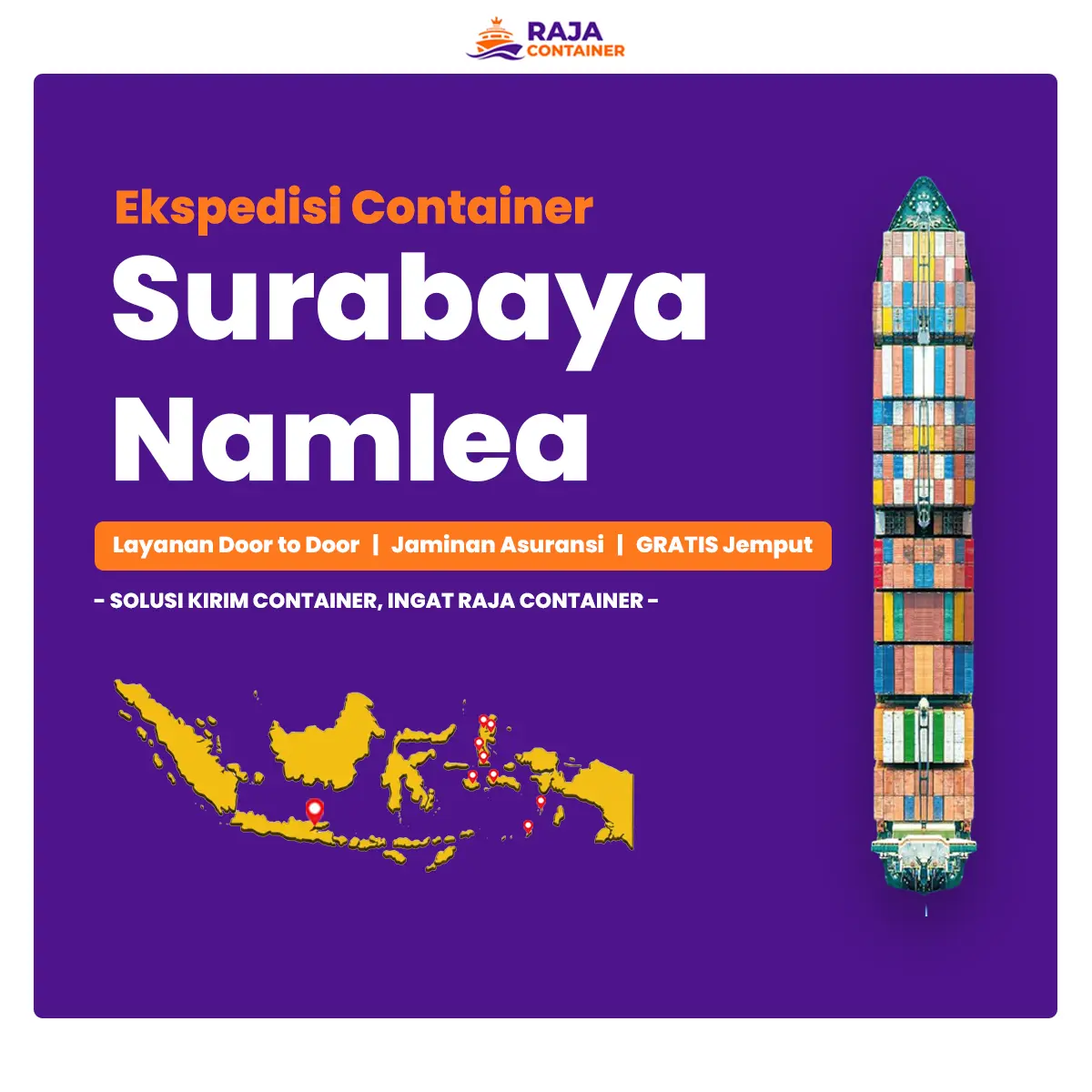 Ekspedisi Container Surabaya Namlea