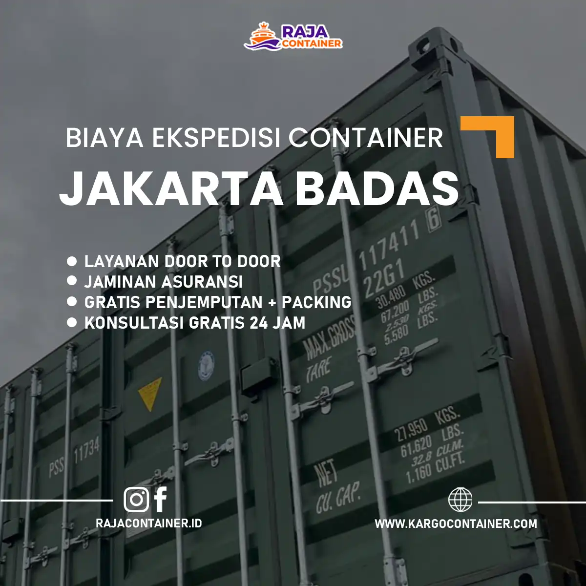 Biaya Ekspedisi Container Jakarta Badas