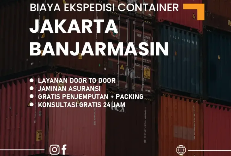 Biaya Ekspedisi Container Jakarta Banjarmasin