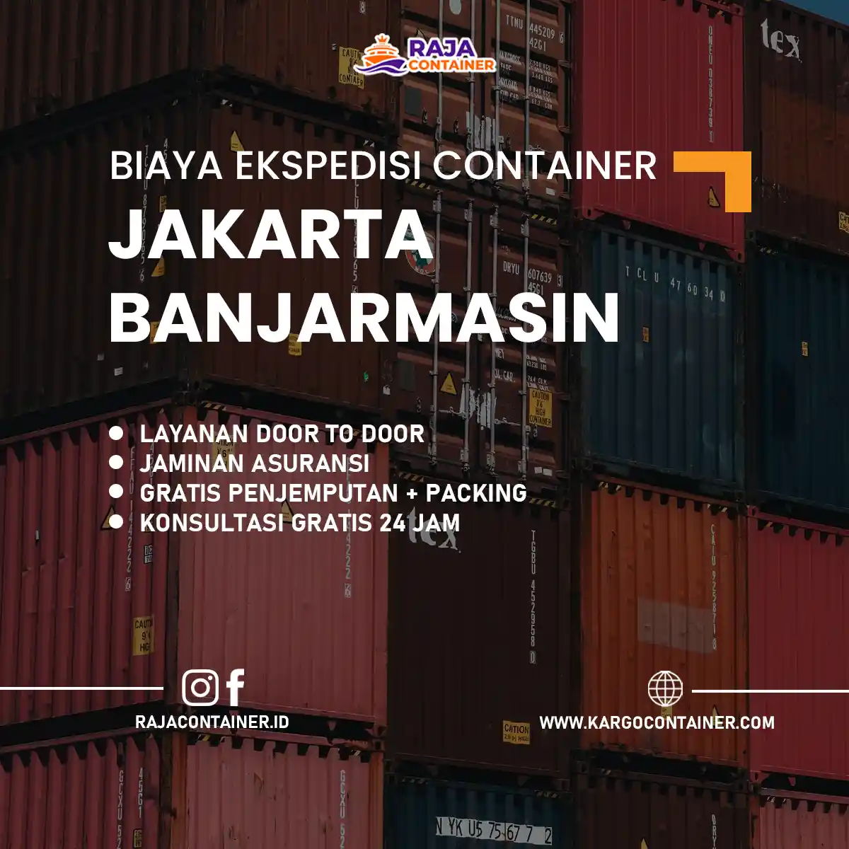 Biaya Ekspedisi Container Jakarta Banjarmasin