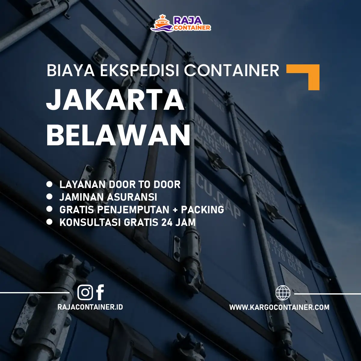 Biaya Ekspedisi Container Jakarta Belawan