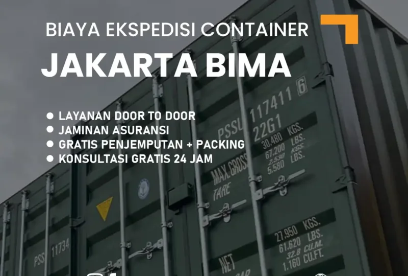 Biaya Ekspedisi Container Jakarta Bima