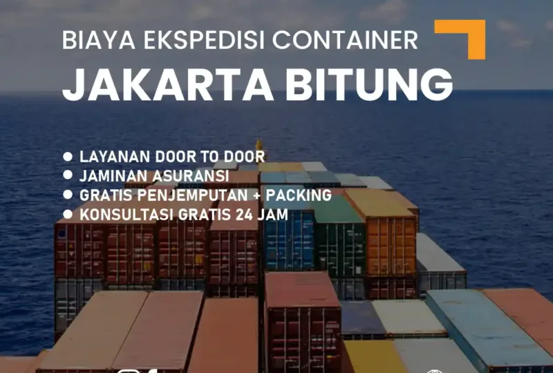 Biaya Ekspedisi Container Jakarta Bitung