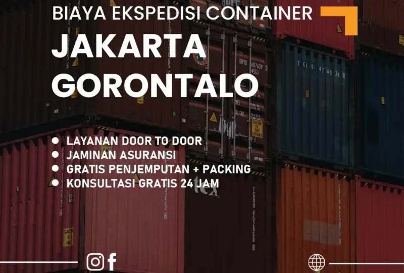 Biaya Ekspedisi Container Jakarta Gorontalo