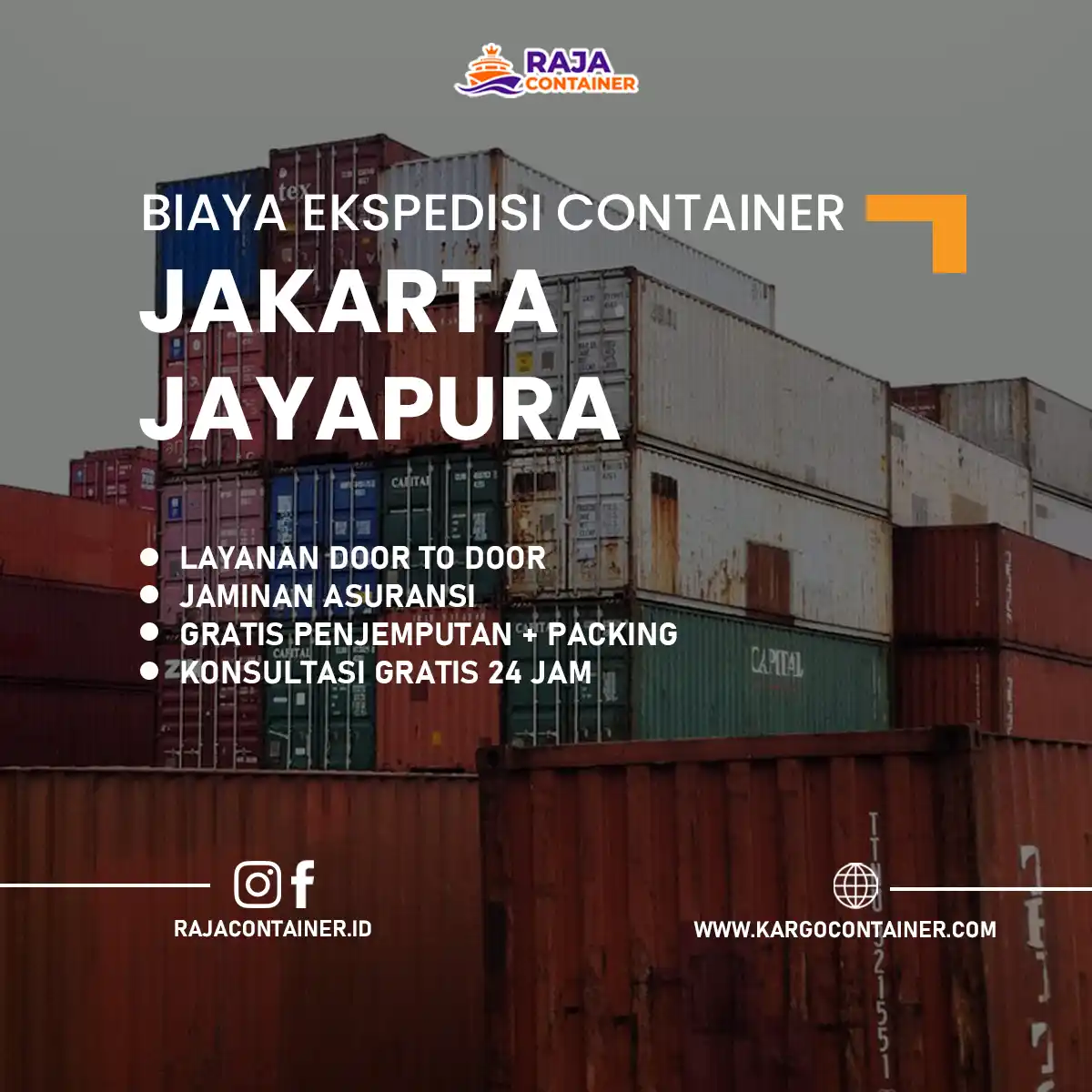 Biaya Ekspedisi Container Jakarta Jayapura