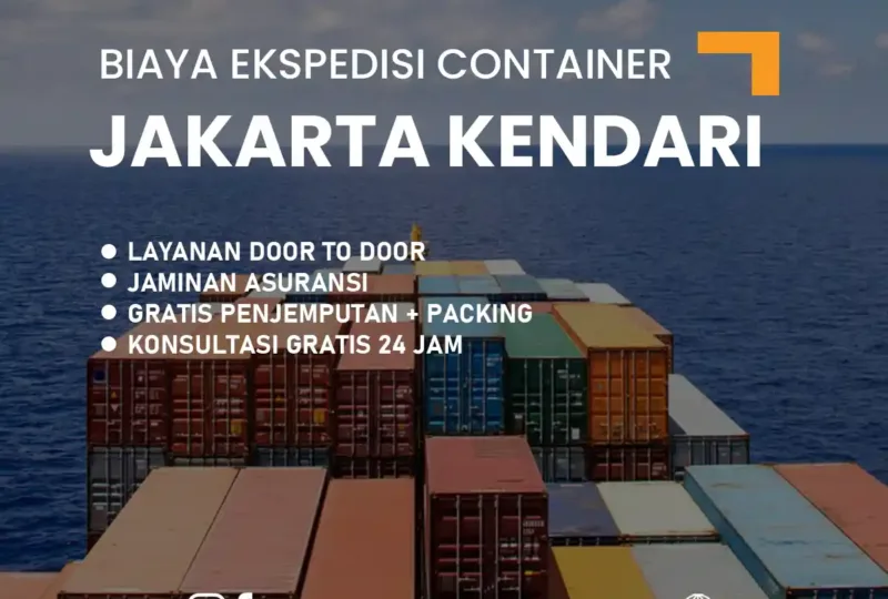 Biaya Ekspedisi Container Jakarta Kendari