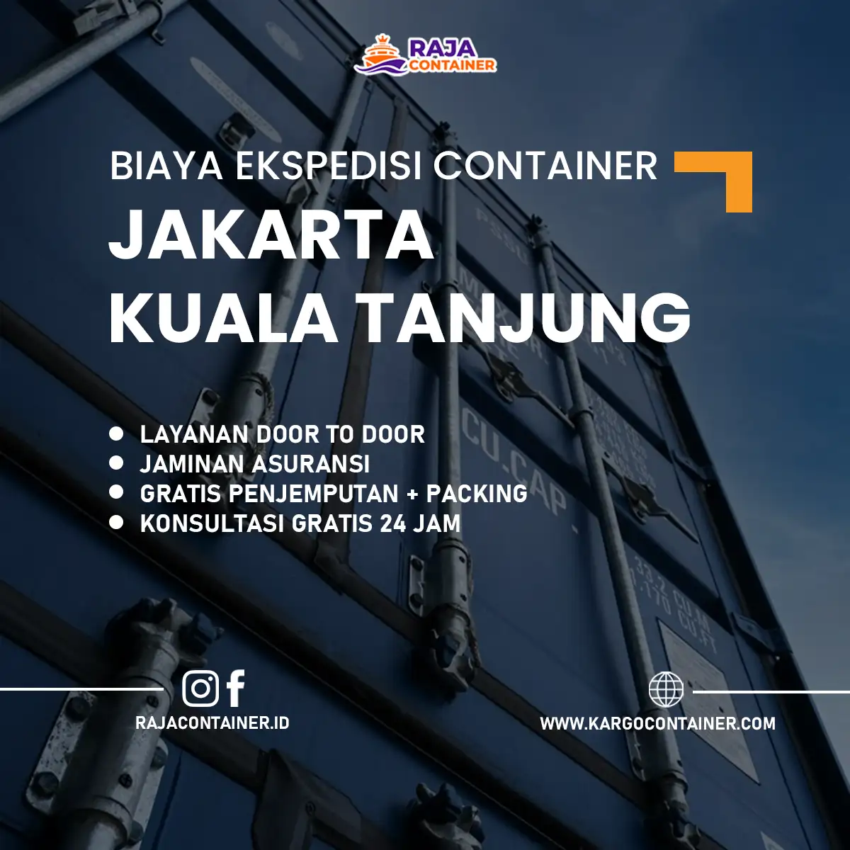 Biaya Ekspedisi Container Jakarta Kuala Tanjung