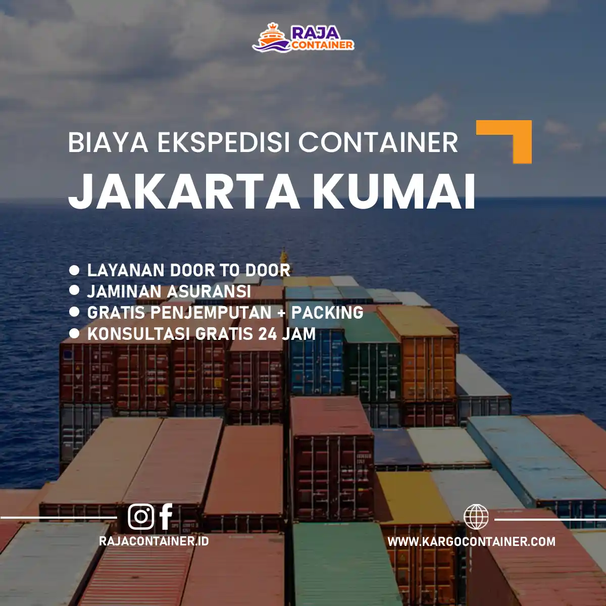 Biaya Ekspedisi Container Jakarta Kumai