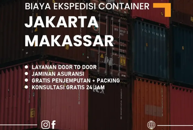 Biaya Ekspedisi Container Jakarta Makassar