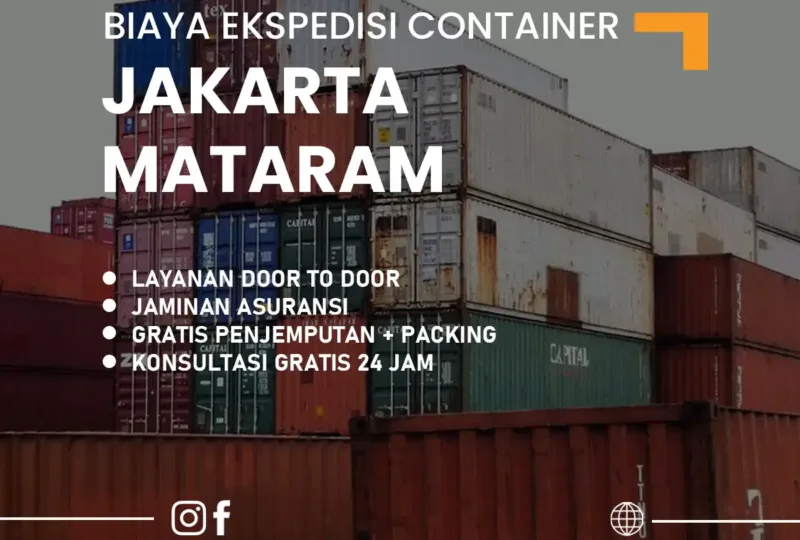Biaya Ekspedisi Container Jakarta Mataram